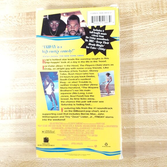 Friday 1995 VHS Ice Cube Chris Tucker John Witherspoon 90s Cult Classic Comedy - Picture 4 of 9
